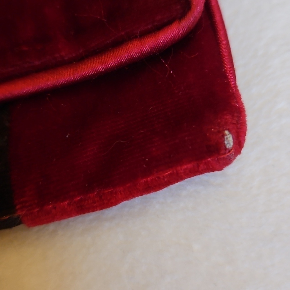 Vintage Multicolor Velvet Striped Carpet Envelope Clutch - Picture 6 of 11